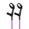 Cool Crutches purple ergonomic forearm crutches adjustable, imported from the UK