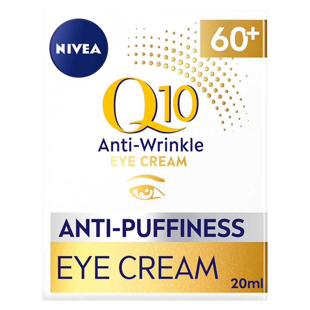 NIVEA Q10 60+ Anti-Wrinkle & Anti-Puffiness Eye Cream 20ml GOODS Boots   