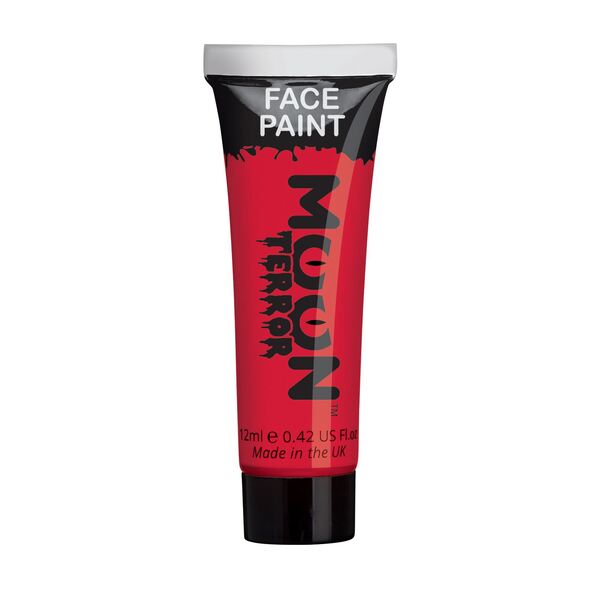 Moon Terror Blood Red Face Paint Tube imported from the UK