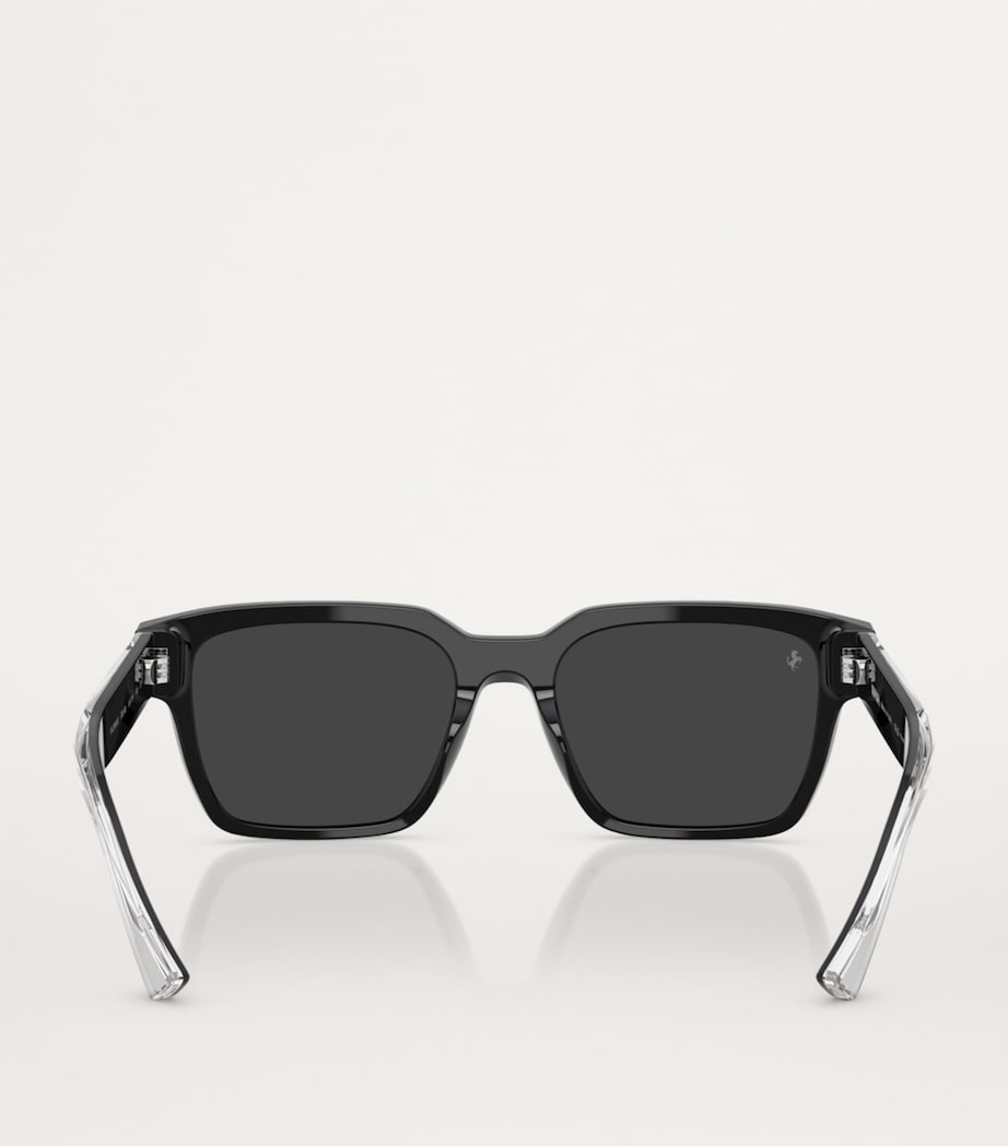 Ferrari acetate square polarised sunglasses - British product