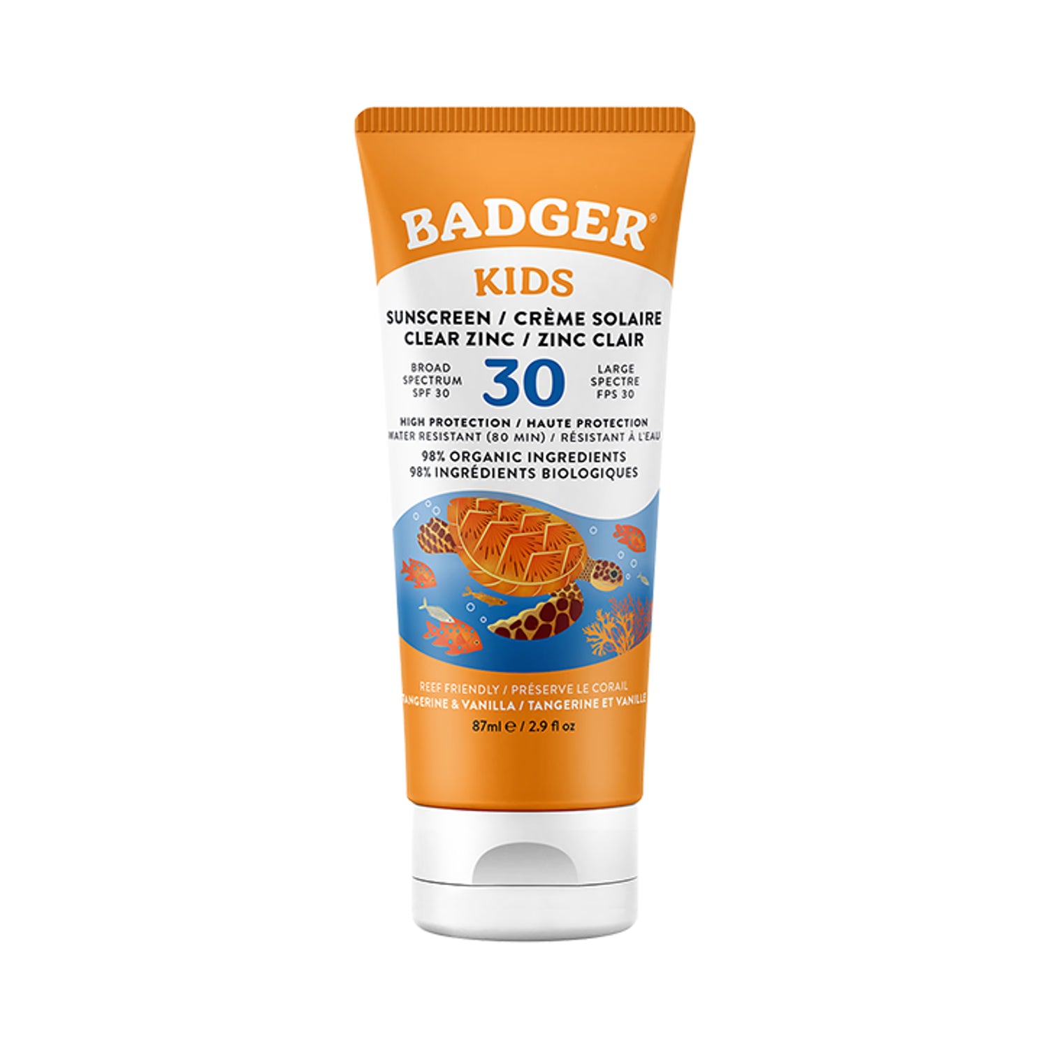 Badger Kids sunscreen SPF30 87ml - British product