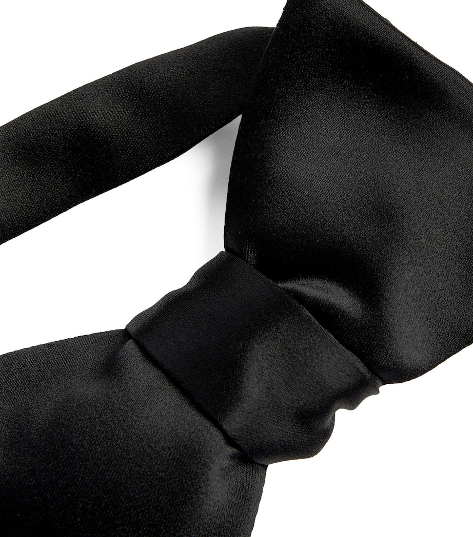 Eton silk pre-tied bow tie for formal wear - British product