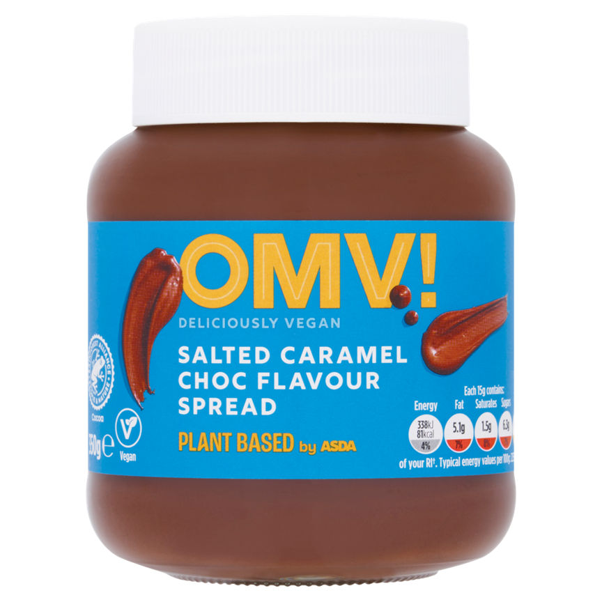 Plant Based by ASDA Salted Caramel Choc Flavour Spread 350g