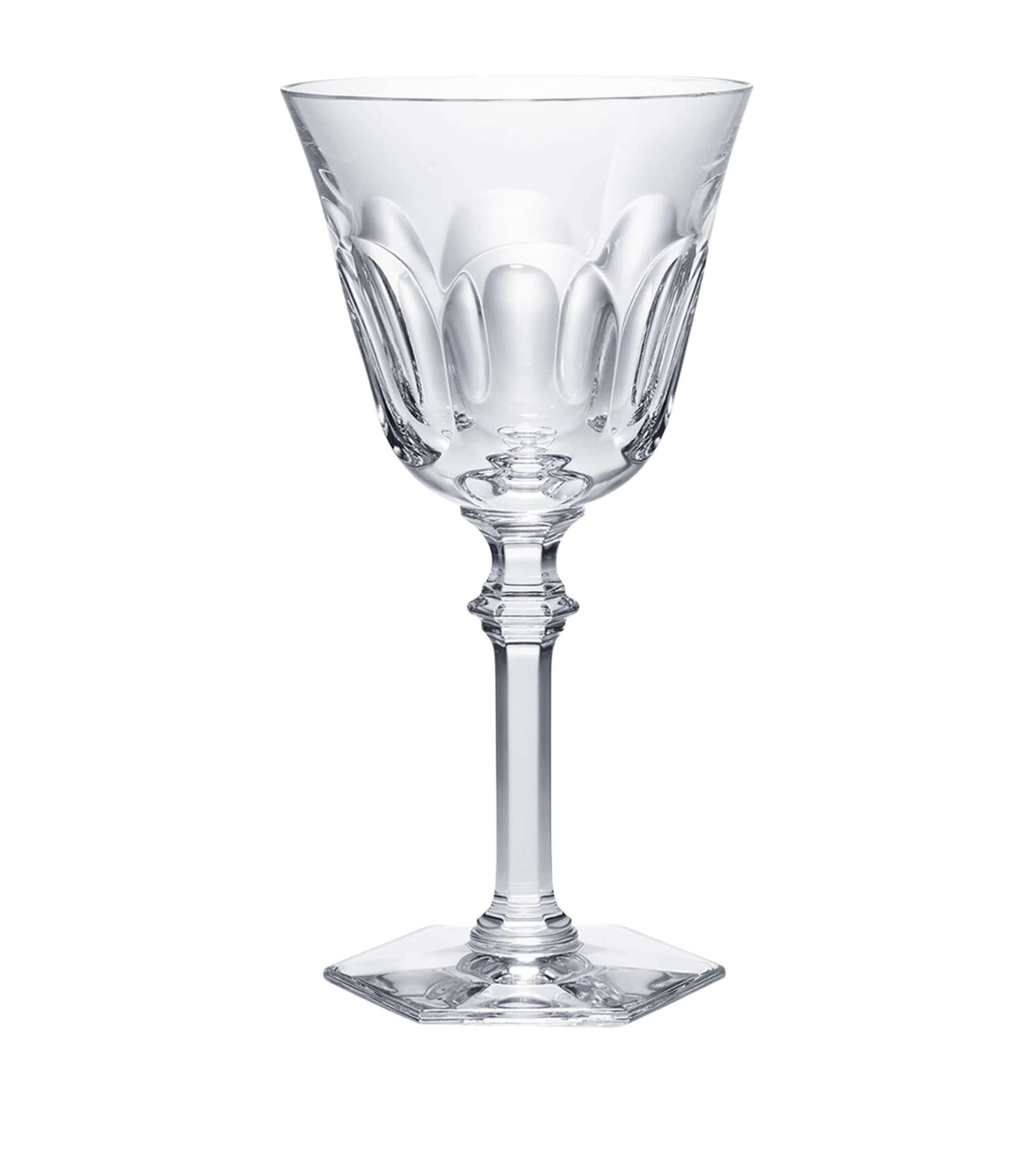 Baccarat Harcourt Eve crystal glass with hexagonal foot 200ml - British product