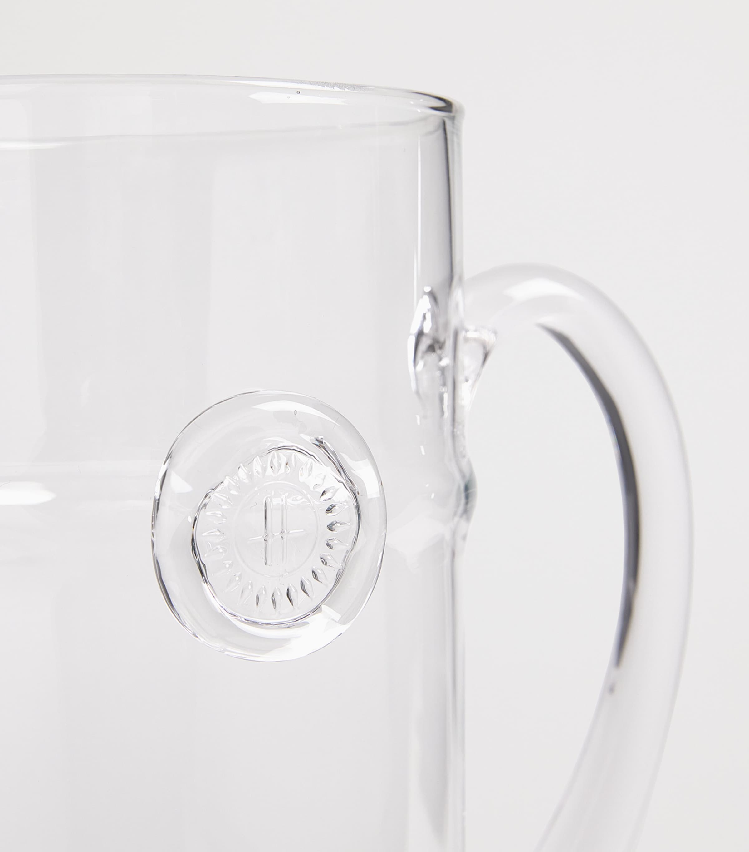 Harrods Glass Emblem Jug, UK version