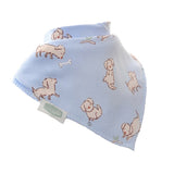 Ziggle baby bibs blue pack 4 (British brand)