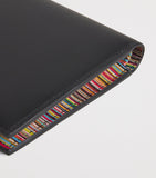 Paul Smith leather bifold wallet with iconic stripe, imported from the UK