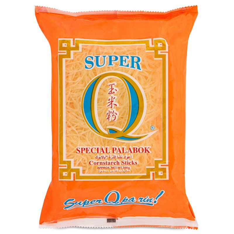 Super Q Special Palabok cornstarch sticks, British brand