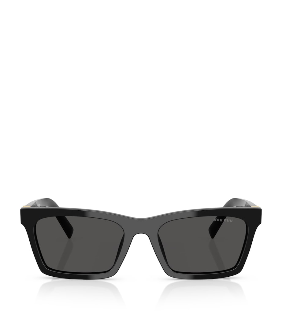 Miu Miu acetate rectangular sunglasses UK version