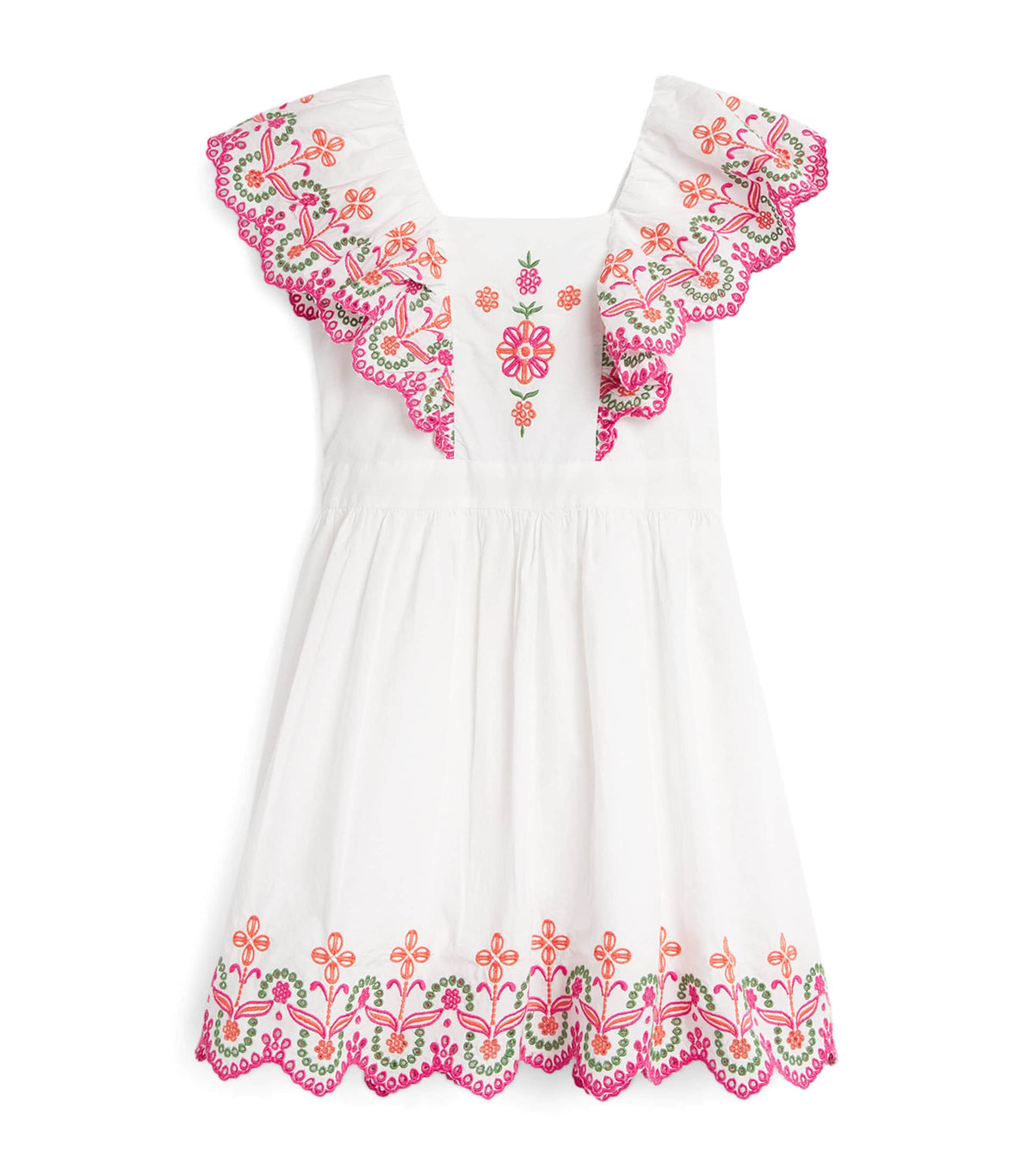Tartine et Chocolat cotton lace-trim dress 2-12 years (British brand)