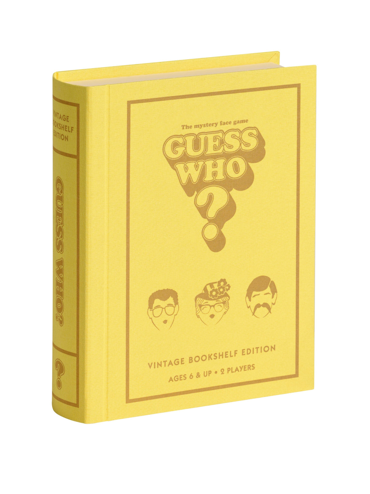 Guess Who Vintage Bookshelf Edition board game, UK version