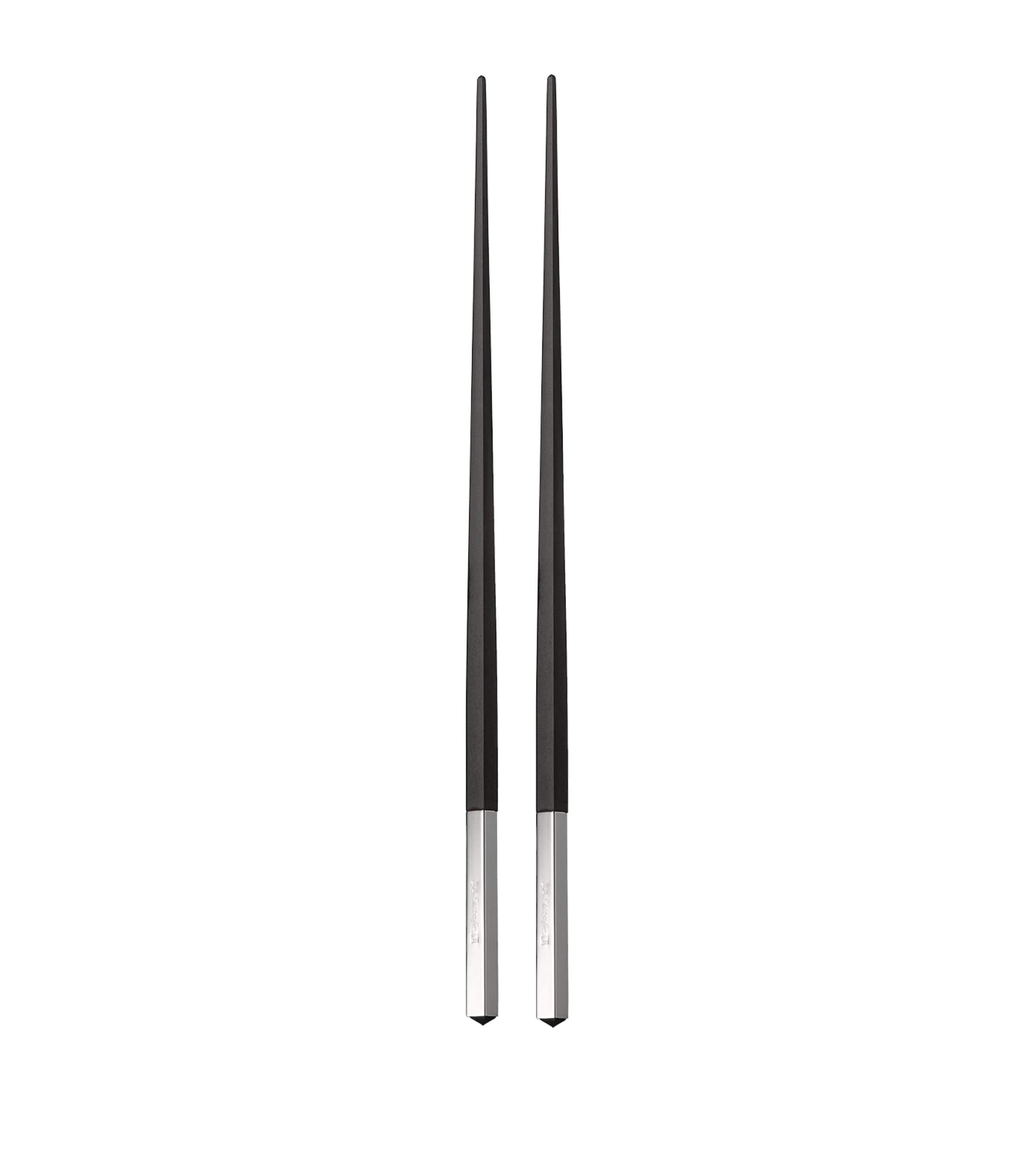 Christofle Japanese chopsticks silver-plated Uni collection, UK version