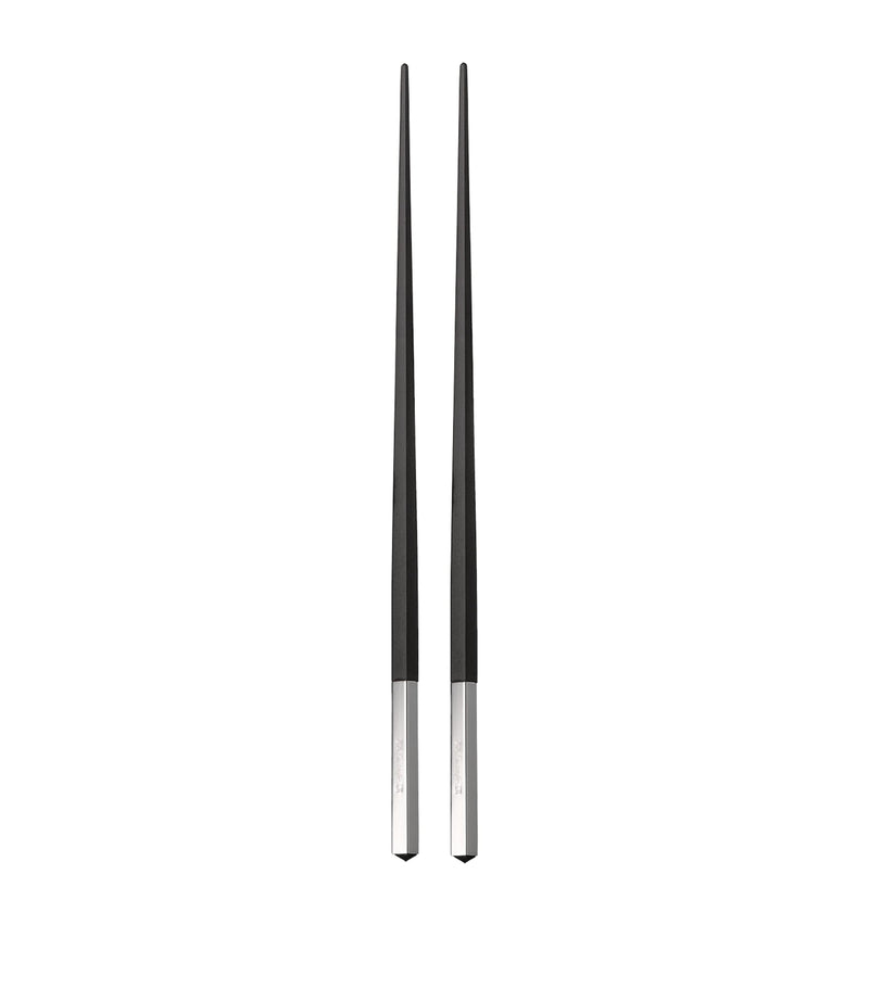Christofle Japanese chopsticks silver-plated Uni collection, UK version