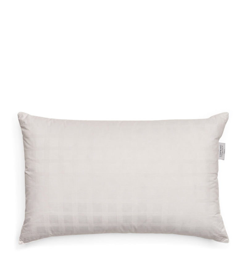 Vispring cotton down-filled pillow 50cm x 75cm (British brand)