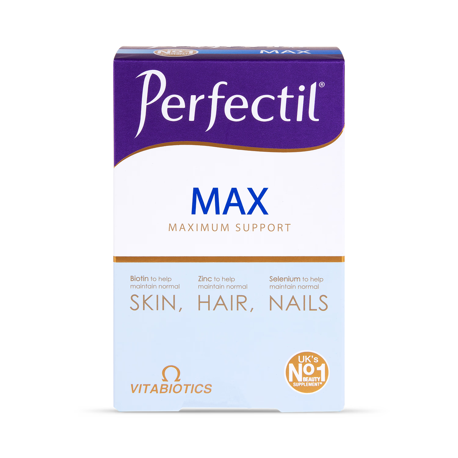 Vitabiotics Perfectil Max Hair and Nail Supplement 84 Capsules (British brand)