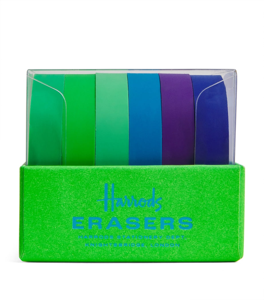 Harrods No Mistakes Erasers Set of 6, UK version