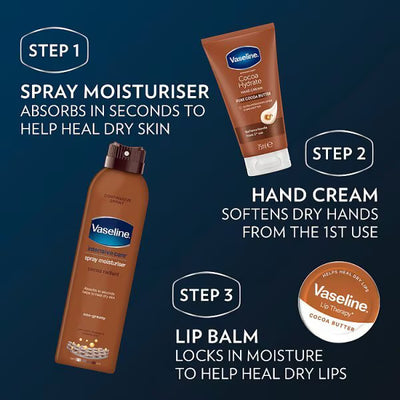 Vaseline Lip Therapy Cocoa Butter Leppepomade Tin 20g