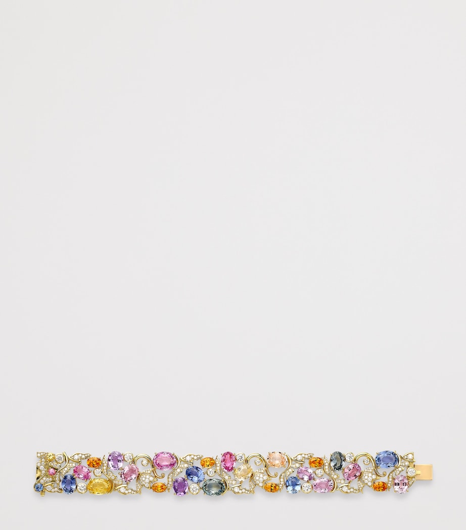 Boodles Queen Anne's Mural yellow gold bracelet, imported from the UK