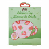 Studio Dry strawberry matcha reusable shower cap - British product