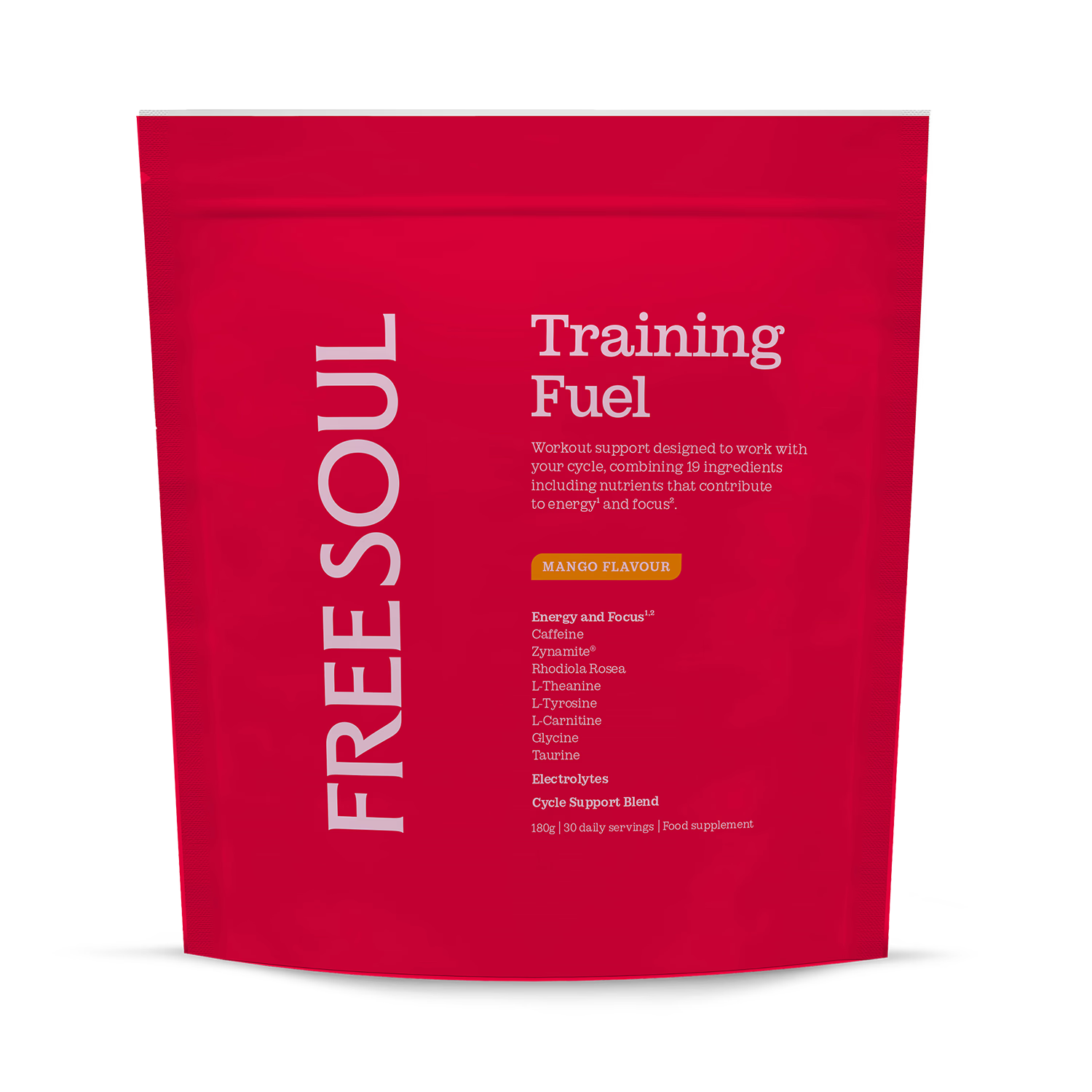 Free Soul Training Fuel tropical pre-workout 180g, UK version
