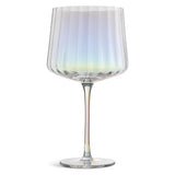 Habitat Iridescent Fluted Gin Glass GOODS Sainsburys   