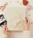 Blush and Gold Safari My Pregnancy Journal - British product