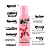 Crazy Color Semi Permanent Hair Color Cream Fire 56 GOODS Superdrug   