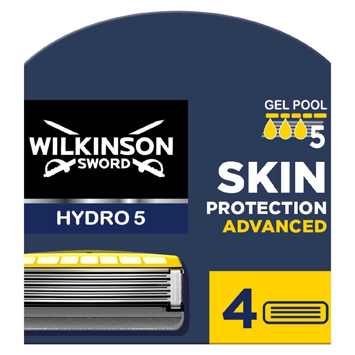 Wilkinson Sword Hydro 5 Skin Protection Advanced Men's Razor Blade Refills x 4 GOODS Boots   