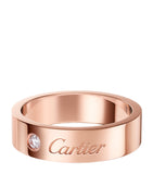 Cartier rose gold wedding ring with diamond - British product