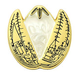 Harry Potter officially licensed golden egg badge 25mm - British product