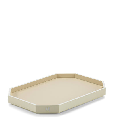 Harrods Baccarat Small Octogone Serving Tray 33cm x 23cm- Buy online at McGrocer
