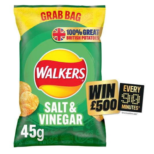 Walkers Salt & Vinegar Crisps 45g - McGrocer