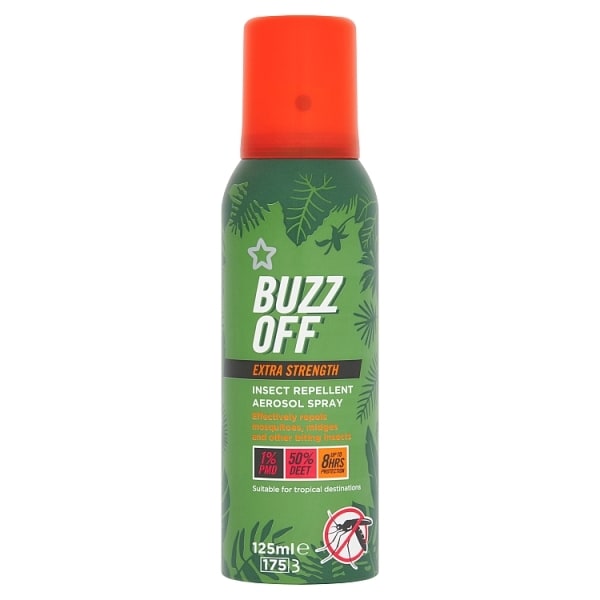 Superdrug Buzz Off Extra Strength Insect Repellent 125ml GOODS Superdrug   