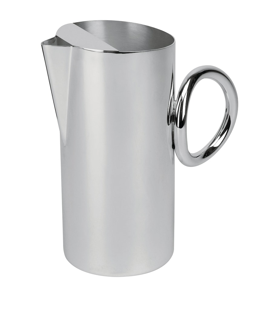 Christofle Vertigo silver-plated water jug, imported from the UK