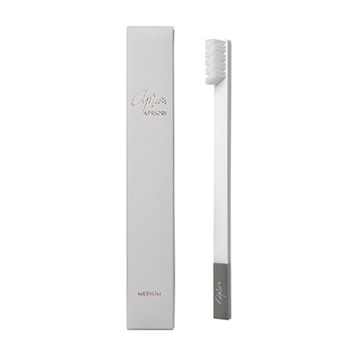Superdrug Apriori White Silver Medium Toothbrush- Buy online at McGrocer