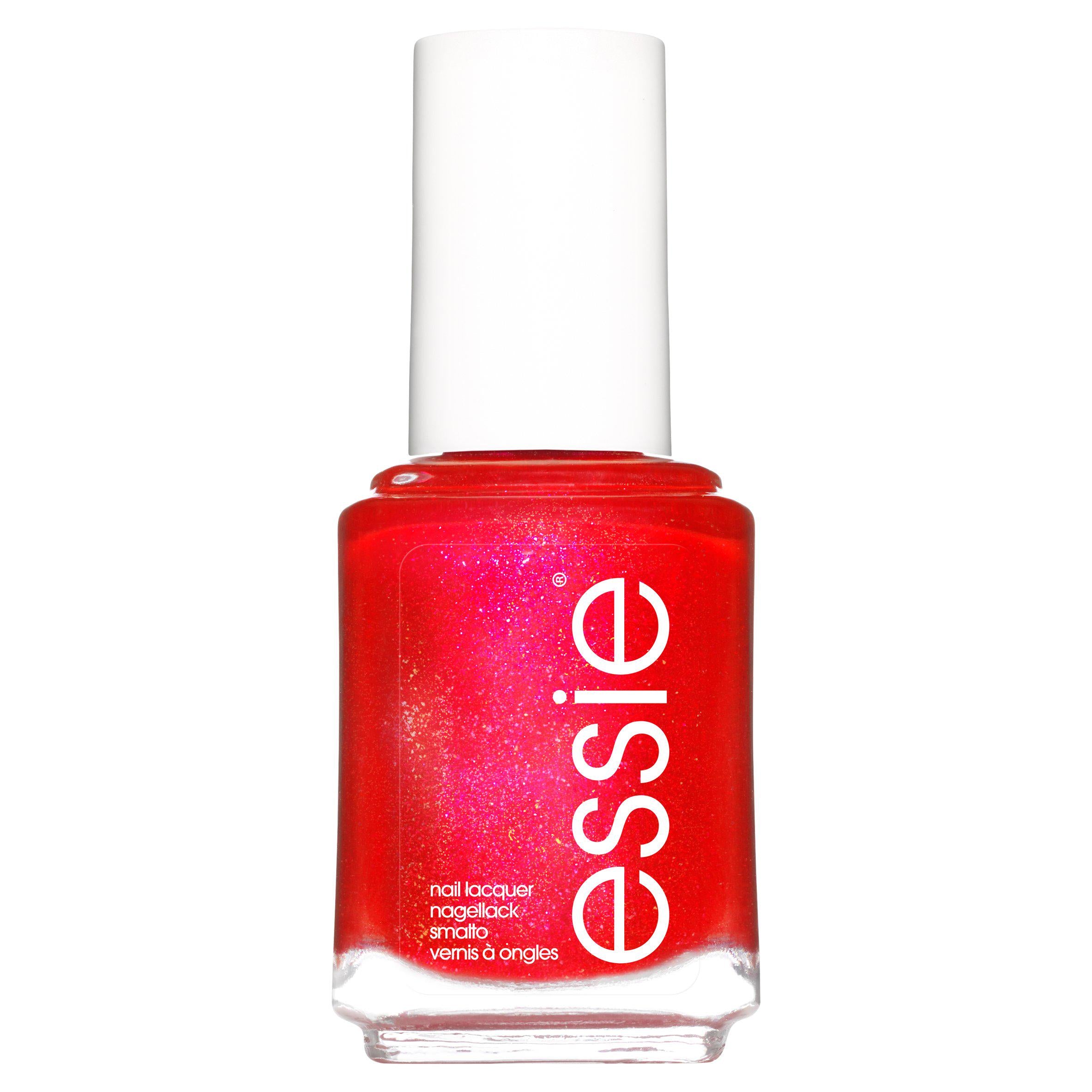 Essie Celebrating Moments 635 Let's Party Red Shimmer Nail Polish 13.5ml GOODS Sainsburys   