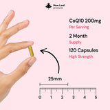 New Leaf CoQ10 200mg ubiquinone 120 capsules, imported from the UK