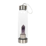 Prezzybox Amethyst Calming Glass Water Bottle GOODS Superdrug   