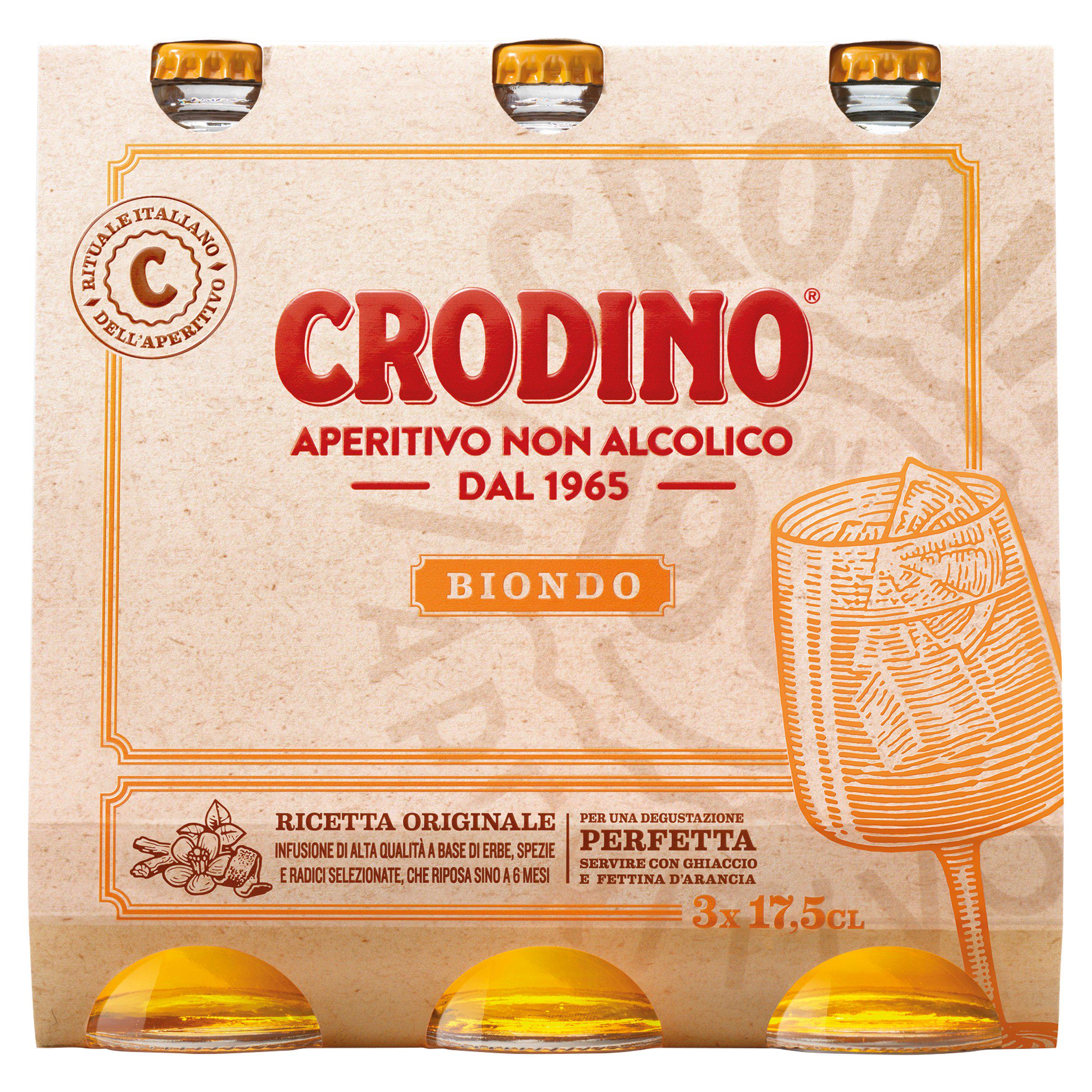 Crodino Non Alcoholic Aperitivo 3x175ml GOODS Sainsburys   