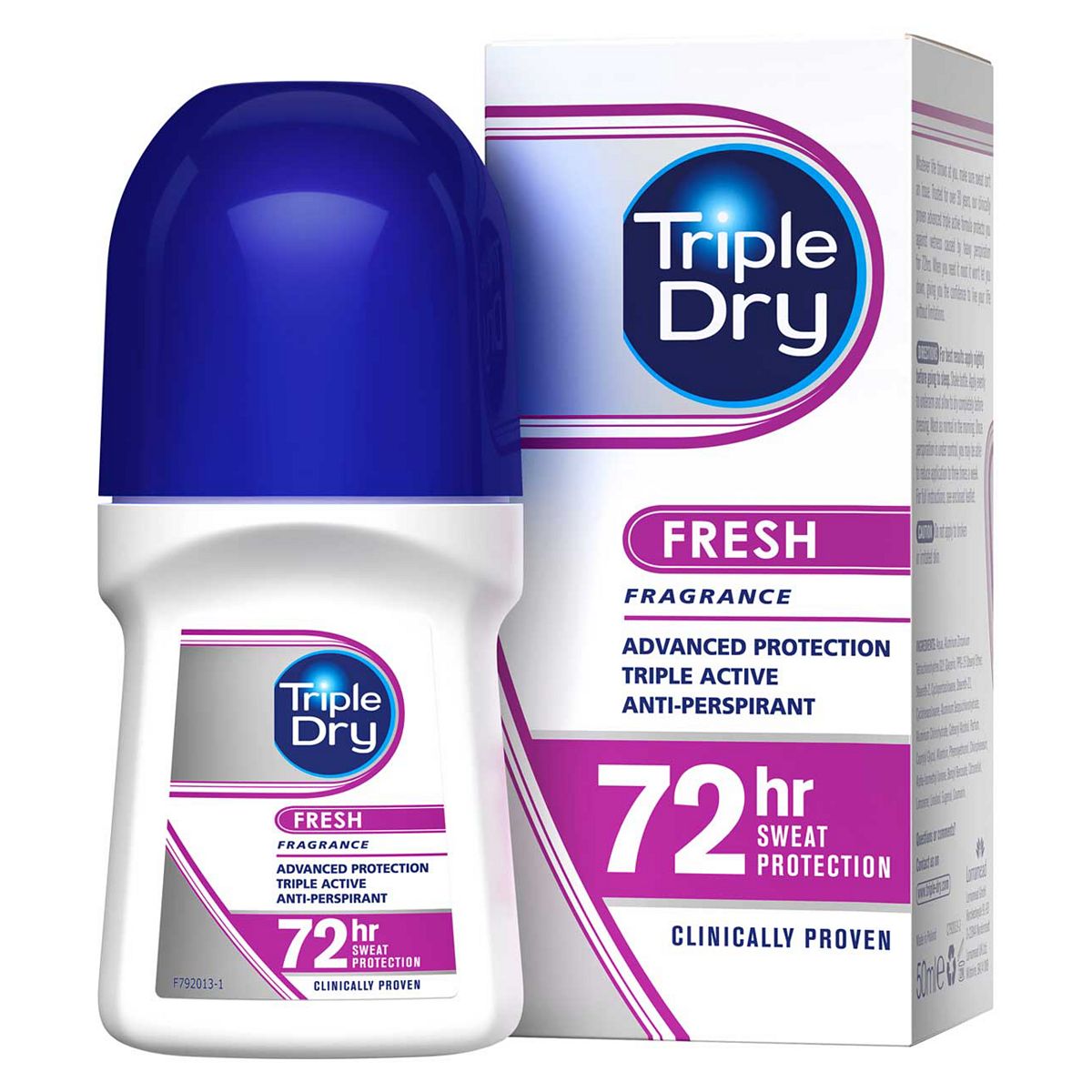 Triple Dry Anti-Perspirant Roll-On Fresh Fragrance 50ml GOODS Boots   