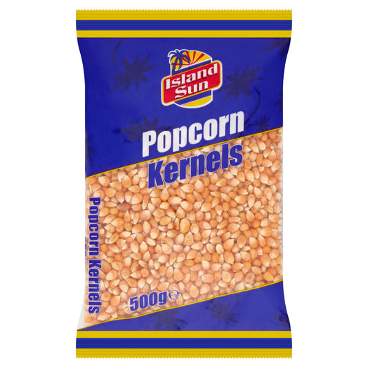 Island Sun Popcorn Kernels 500g African & Caribbean Sainsburys   