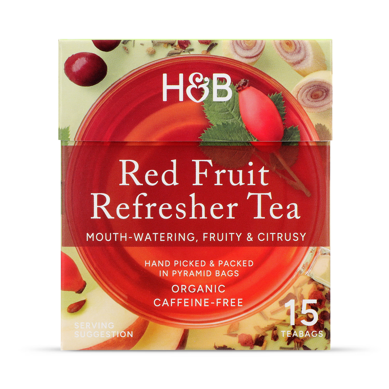 Holland & Barrett Red Fruit Refresher Tea 15 Tea Bags, UK version