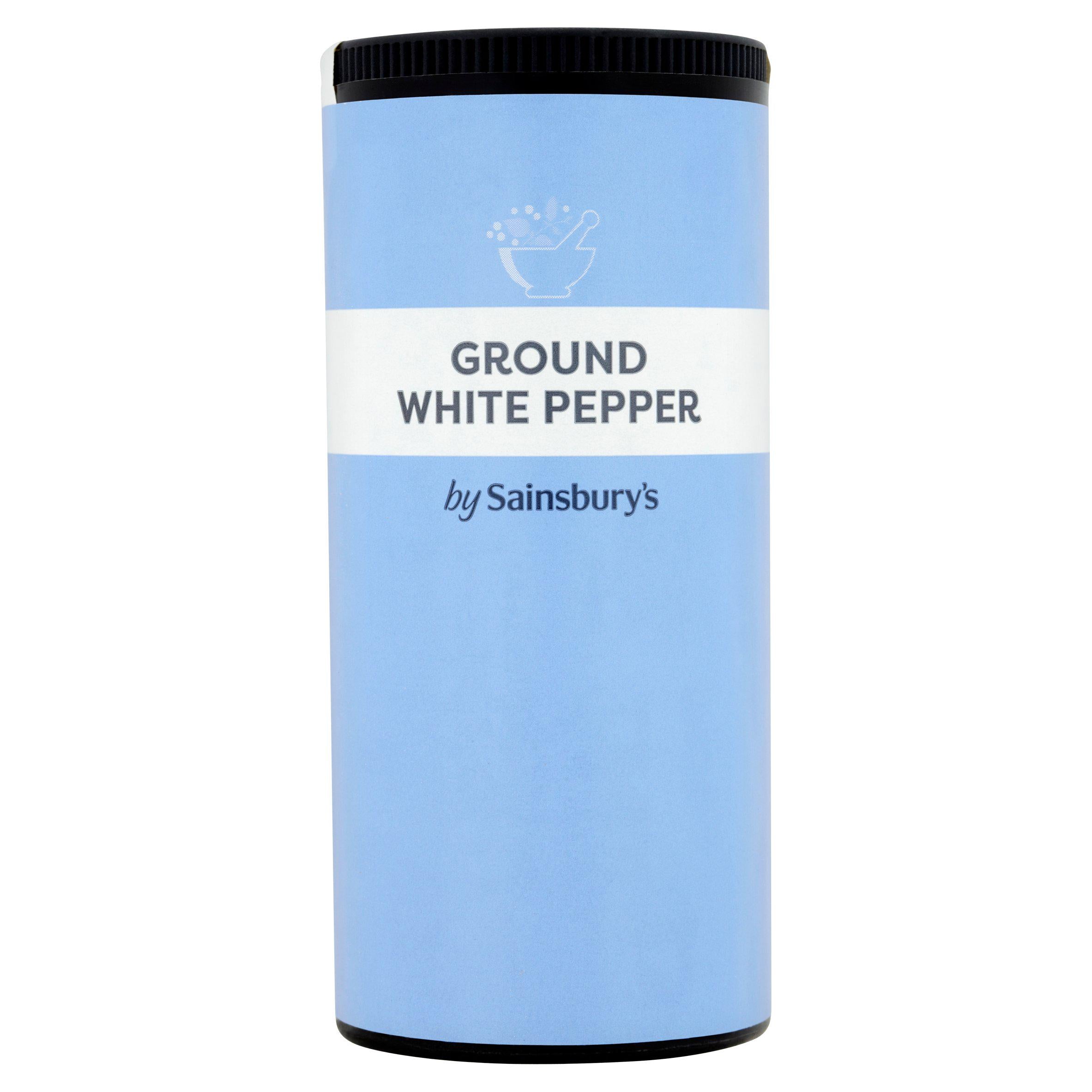 Sainsbury's Ground White Pepper 100g Herbs spices & seasoning Sainsburys   