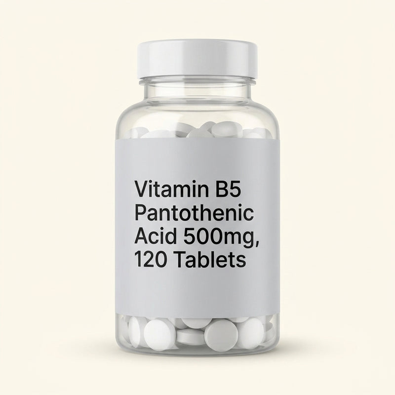 Holland & Barrett Vitamin B5 500mg 120 Tablets, UK version