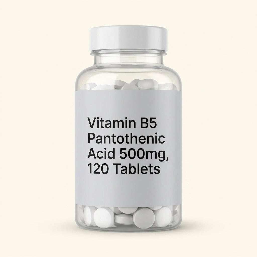 Holland & Barrett Vitamin B5 500mg 120 Tablets, UK version