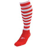 Precision Adult Pro Hooped Football Socks (7-12) GOODS Superdrug Red/White  