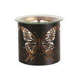 Aroma black butterfly 3-in-1 tealight holder and wax melt burner (British brand)