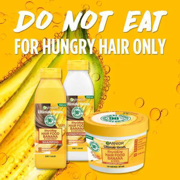 Garnier Ultimate Blends Banana Hair Food Bundle, UK version