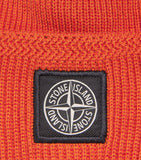 Stone Island compass patch beanie cotton knit - British product