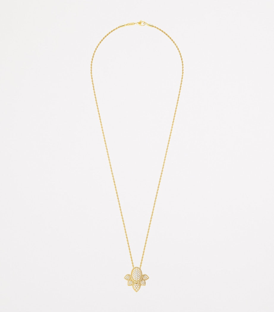 Boucheron yellow gold diamond Serpent Bohème necklace, UK version